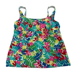 Land’s End Floral Swim Tank, Women’s Size 6 Petite